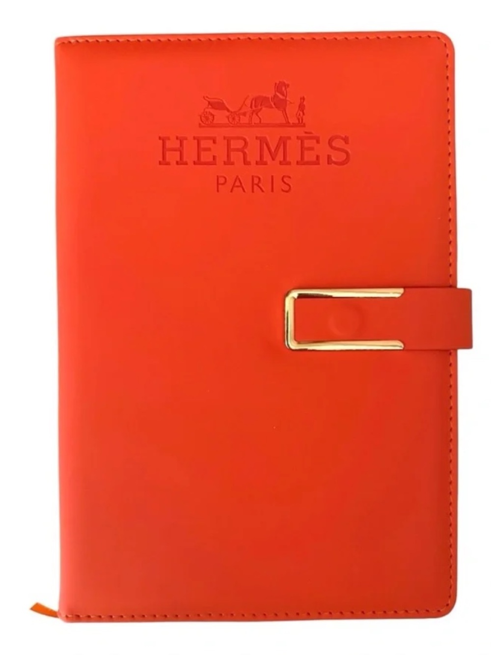 Hermes NWOT VIP Orange Notebook/Agenda Includes Pen